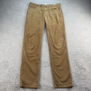 Peter Millar 5 Pocket Corduroy Pant Men's 34x32 Brown Classic Stretch